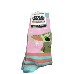 Star Wars Yoda Ladies Crew Socks Yoda Star Wars Brand New